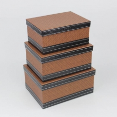 imitation leather gift box