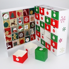 Christmas advent calendar box