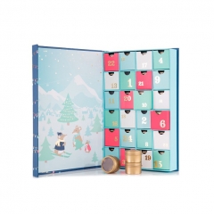 Advent Calendar with 12 Drawers
