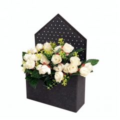 Custom Logo Envelope Shape Paper Box for Packing Flowers