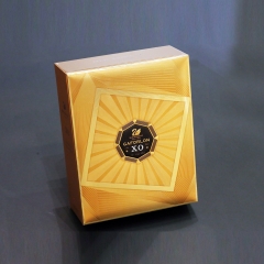 gold foil LOGO wine packing box