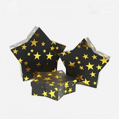 Custom Design Star Shaped Paper Box Set for Packing Gift