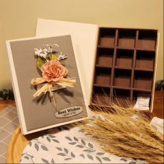 Custom  Printing Book-shaped Chocoalte Gift Box for Valentine's Day