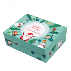 Decorative christmas holiday gift box