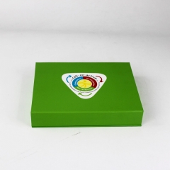 Recycled Green Book-shaped Paper Gift Box for Packing