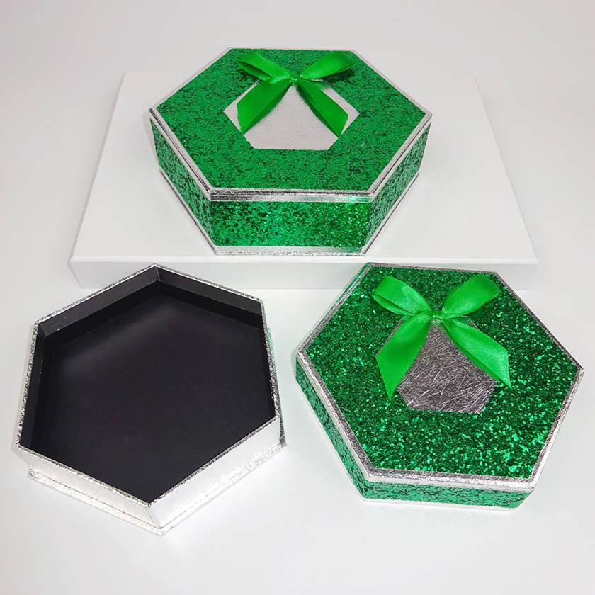 Various Styles of Glitter Gift Box